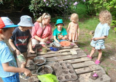 Mud kitchen fun