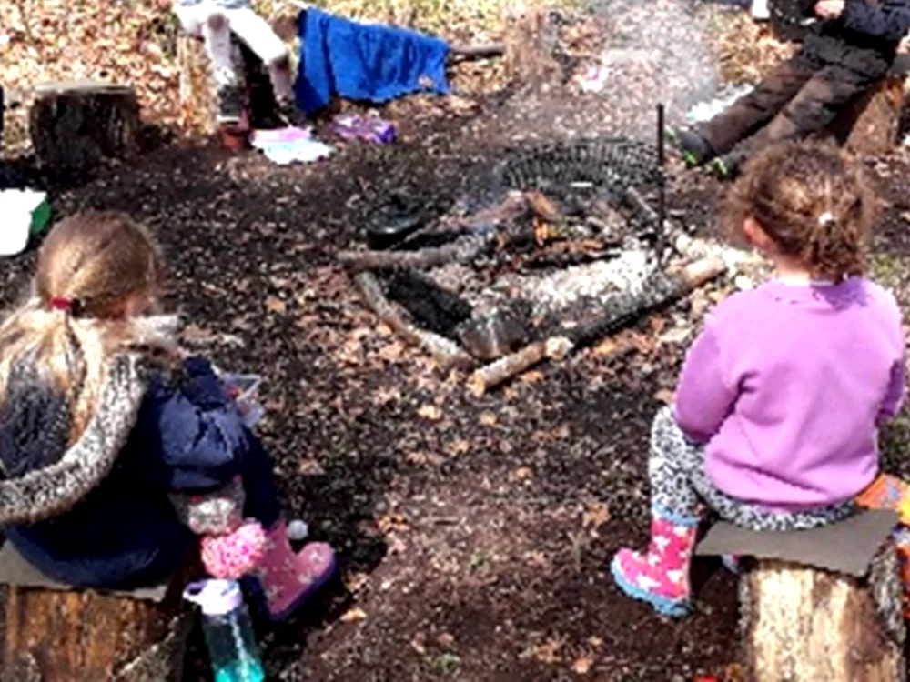 Warming toes and swapping stories round the campfire